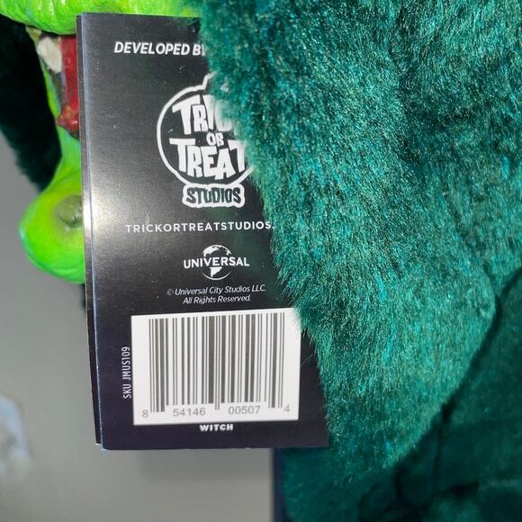 HALLOWEEN III HORROR MOVIE GREEN WITCH LATEX MASK WITH HOOD COSTUME NWT - Picture 6 of 6